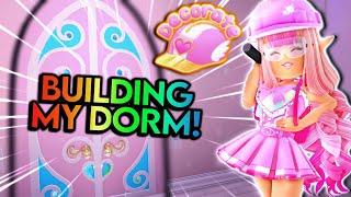 FINALLY Decorating My DORM In ROYALE HIGH! | ROBLOX Live