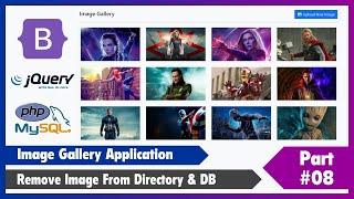 #08 Image Gallery Application Using Bootstrap 5, jQuery, PHP & MySQL