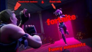 Thunderbolt Jackson & Frost rain in fortnite funny moments