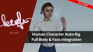 H19 KineFX | Full Character Rigging | Body & Face Integration