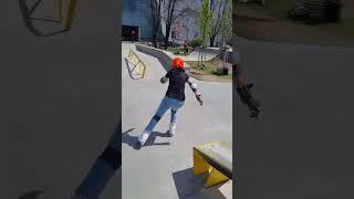 jak zrobić trik na rolkach Wrocław skatepark #shorts #skating #skatepark