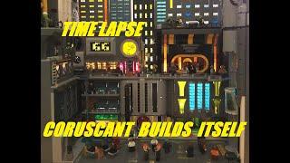 Lower Levels of Coruscant - Stop Motion Timelapse MOC Build