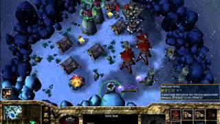 WarCraft III - Jurassic Park Survival - Game-play and Commentary