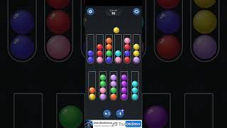 Game:Ball Sort iq Puzzle Level 92 