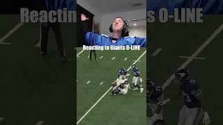 Giants Fan Reacts to O-LINE! 