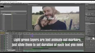 Tutorial for AE project "SOng Text Builder"