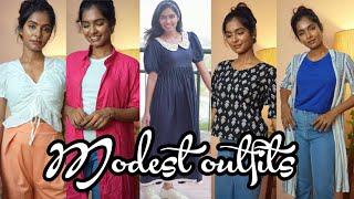 Stylish & Modest outfits | Affordable & variety outfits haul| long jackets |Asvi Malayalam