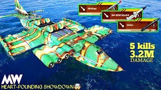 Burevestnik Destroye 5 Ship Alone! 5v1 Battle! This Gameplay Will Blow Your Mind! Modern Warships!