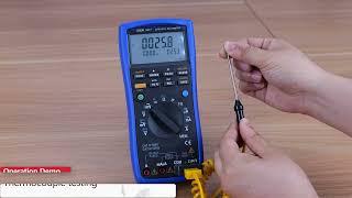 98C+ True RMS Multimeter 4-1 / 2 bit resolution display 22000 words multimeter USB digital meter