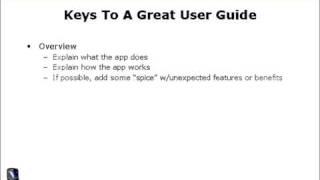 Developing a Mobile App User Guide