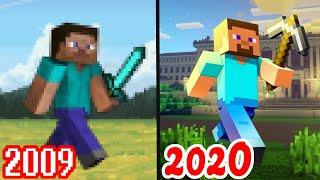 Evolution of Minecraft Games ( 2009-2020 )