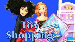 Barbie TOY STORE Shopping with Mother Gothel Tangled