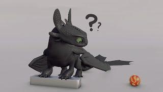 Toothless test animation