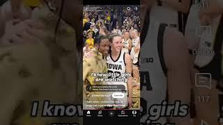 An example of what YouTube should be banning. This is NOT Caitlin Clark but a crazy "so called" fan