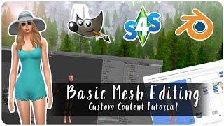 Basic Mesh Editing | The Sims 4 Tutorial (CAS)