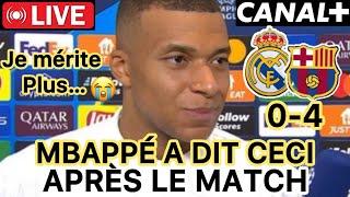 MAINTENANT! REGARDEZ CE QUE MBAPPÉ A DIT DU BARCELONE APRÈS LE MATCH! ACTUALITÉ DU BARCELONE!