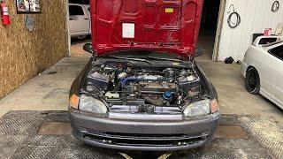 93 Octane Pump Gas VS E85 Turbo D Series Single Cam Honda HTS DynoTuned