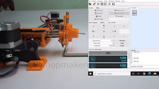 CNC pen plotter, machine setup and Software video