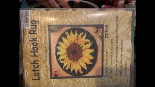 MIAOLLUN Latch Hook Rug Kit, Sunflower Pattern Printed Canvas DIY Rug Crochet Yarn Kits, Embr Review