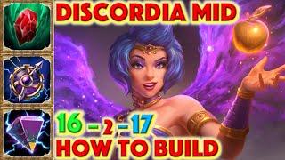 SMITE HOW TO BUILD DISCORDIA - Discordia Mid Build + Guide + How To (Conquest Season 7) Middle Lane