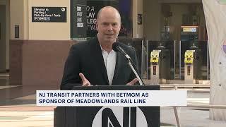 NJ Transit to rename Meadowlands Rail Line for BETMGM Online Sportsbook