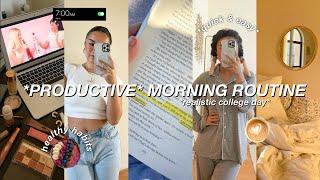 7AM PRODUCTIVE MORNING ROUTINE *get a head start to your day!* | healthy, easy habits