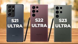 samsung s21 ultra vs samsung s22 ultra vs 23 ultra