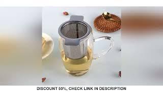 1 Pcs Stainless Steel Reusable Mesh Tea Infuser Strainer Leaf Filter Sieve Cup Parts