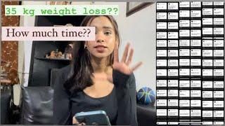 How i lost 35kgs in 7 months| answering your questions| VAANYA BADOLA| #weightlossjourney