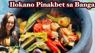 Traditional Way How to prepare & cook Authentic Ilokano Pinakbet sa Banga| Ilokano Pinakbet sa Banga