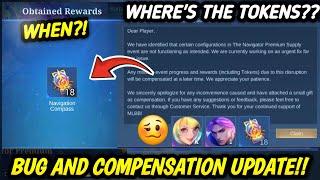 CLAIM TOKENS?! MOONTON NAVIGATOR COMPENSATION DELAYED! - MLBB