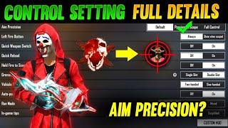 Free Fire Controls Settings Full Details | Free Fire Pro Player Setting 2022