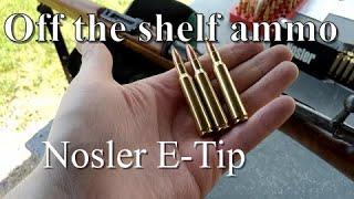 Why we reload - testing 7mm Mauser Nosler E-Tips