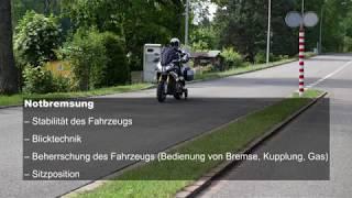 Manöverprüfung Motorrad