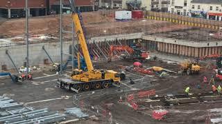 First steel beams are built | UCLan Master plan | 27.01.20 #UCLan #MasterPlan