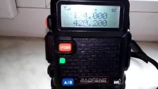 Работа baofeng uv-5r  в АМ модуляции, авиадиапазон.