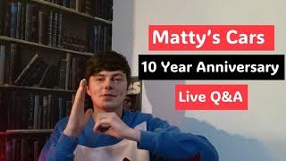 10 Years Of Matty's Cars - Live Piss Up And Q&A