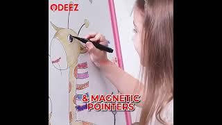 Double-Sided 360° Rotating Easel & Study Table – Adjustable & Multi-Functional!