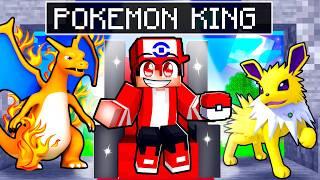 Playing As POKEMON KING in MINECRAFT