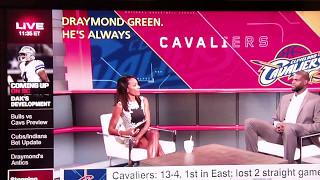 Cari Champion Hot Shiny Legs in a Micro Mini!