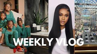 WEEKLY VLOG! Guess who's back? Jamaica  + Cleaning for Christmas decor + cooking + mom life