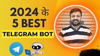 Top 5 Latest Telegram Bot | New Best Telegram Bot 2024 | @technovedant