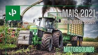 John Deere 3350 im Mais 2021! Soundvideo!! || JP Agrar