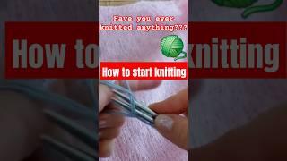 How to start knitting