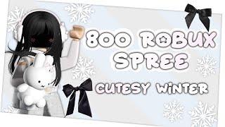 800 robux shopping spree (cutesy style) on my alt!