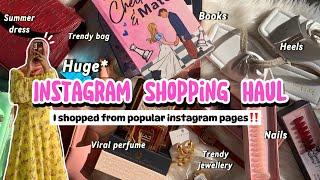 INSTAGRAM SHOPPING HAUL (I shopped from popular insta pages)