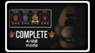 РЕЖИМ 4/20 ПРОЙДЕН! ALL MAX || Five Nights at Freddy's Remastered (2021)