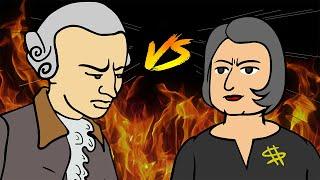 Immanuel Kant vs Ayn Rand - Rap Battle! ~ Rucka Rucka Ali