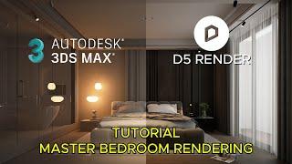 D5 Render Tutorial | Interior Rendering | Master Bedroom #d5rendertutorial  #d5rendertips #d5render