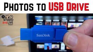 Export photos to USB drive from iPhone/iPad